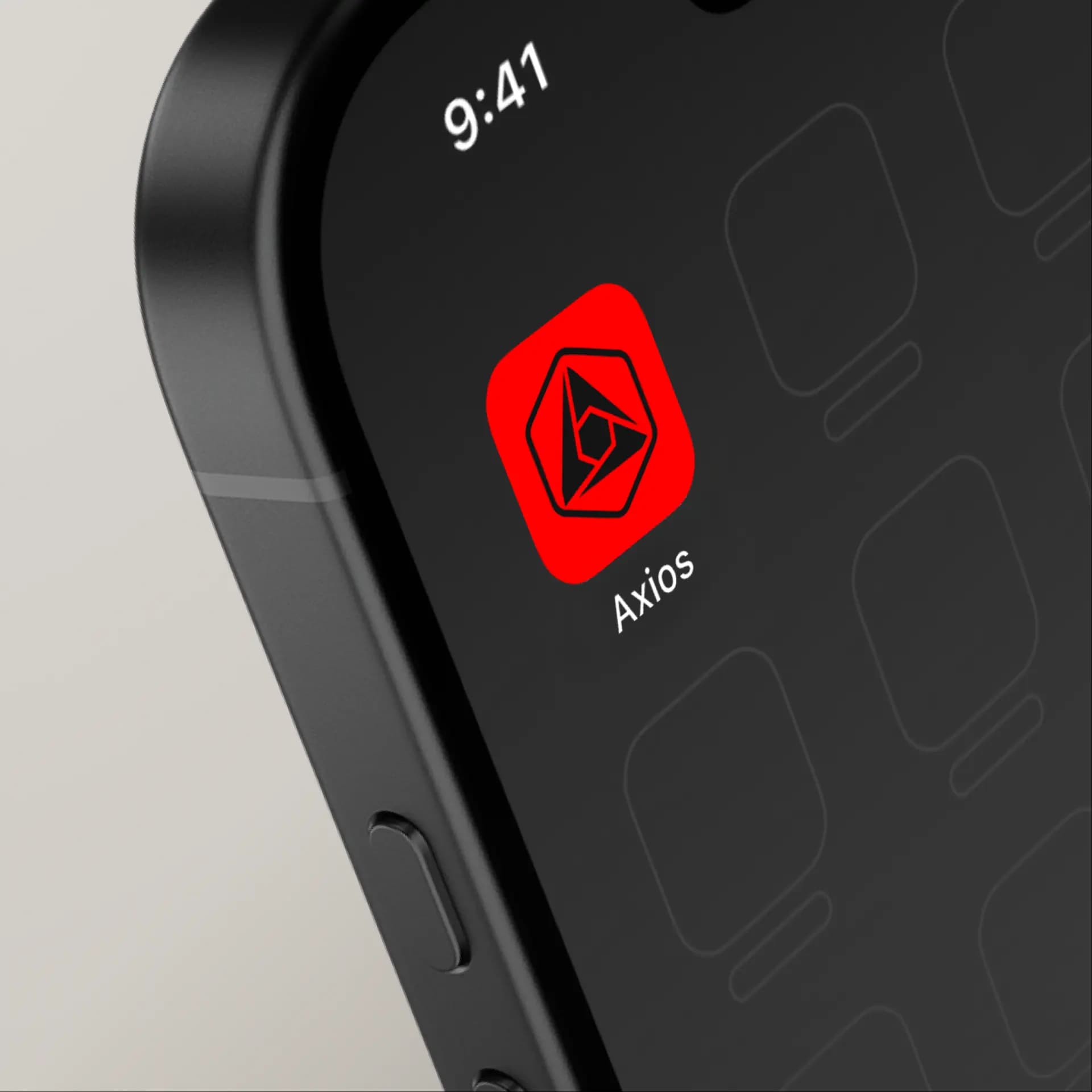 Axios app interface