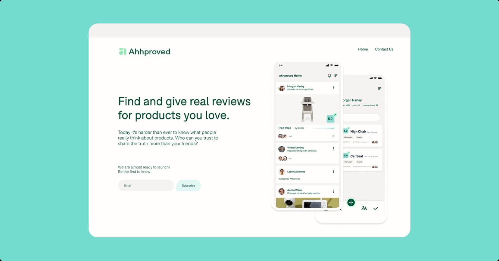 Ahhproved marketing website. Find and give real reviews for products you love